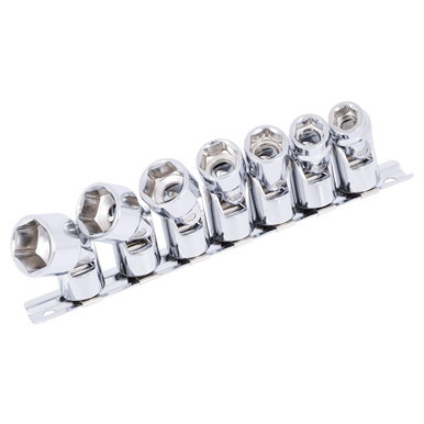 7 PC 3/8" DR SAE Universal Deep Impact socket Set – 6 Point
