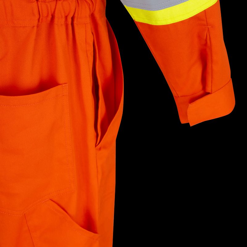 FR-Tech® Hi-Vis 88/12 7 oz FR/ARC-Rated Safety Pants – Hi-Vis Orange – 44x32
