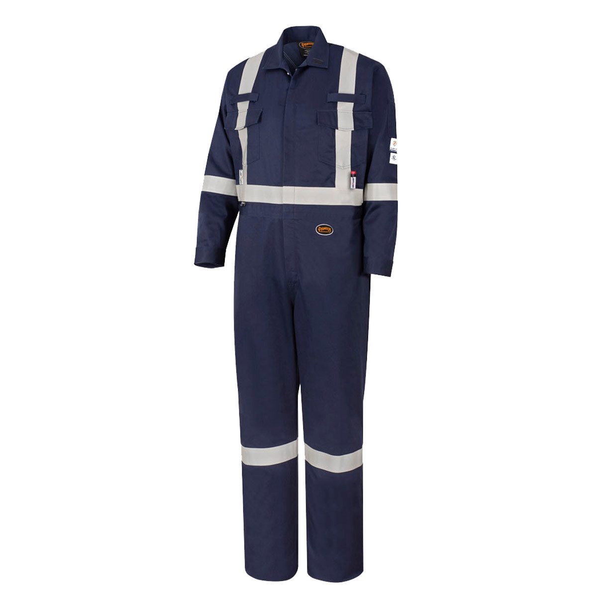 Flash-Gard® Hi-Vis Welding Coveralls – Dual-Hazard Arc Flash & Flash Fire Protection – Navy – 50