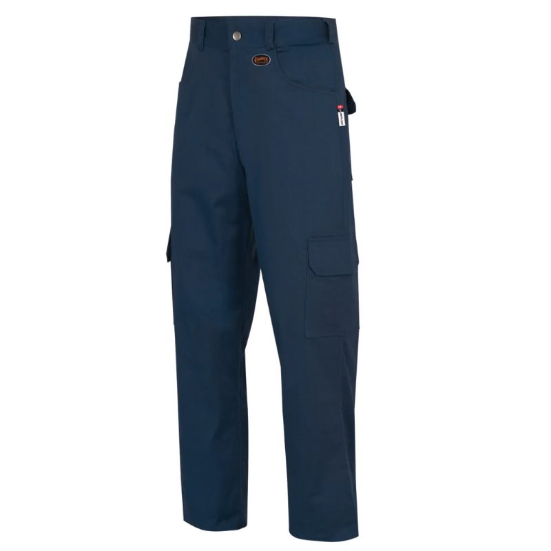FR-Tech® 88/12 7 oz FR/Arc-Rated Safety Cargo Pants – Navy – 36x30