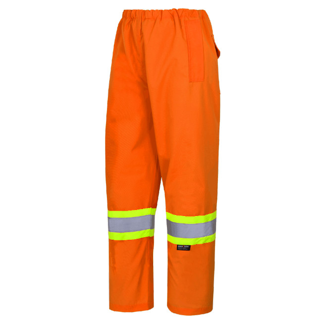 Hi-Vis 450D Safety Pants – 100% Waterproof – Hi-Vis Orange – XL