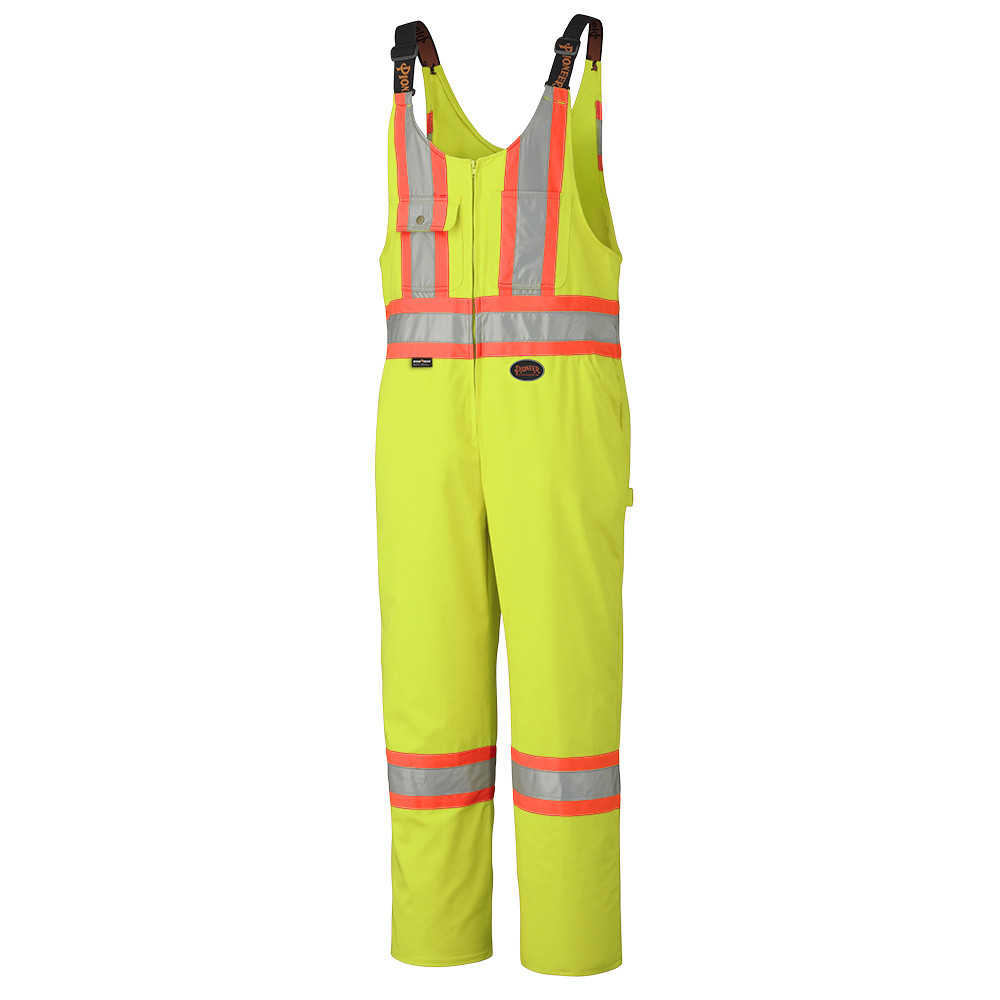 Hi-Vis Poly/Cotton Safety Overalls – Hi-Vis Yellow/Green – 60