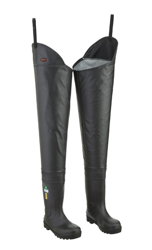 Hip Wader – Steel Toe/Plate – Black – 8