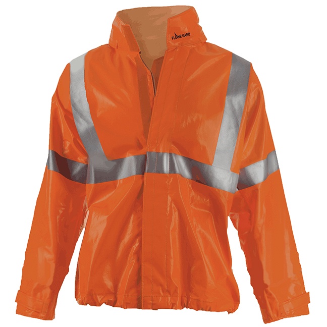 Utili-Gard® FR/Arc-Rated Safety Jacket – PVC-Coated Nomex®/Kevlar® – International Orange – 3XL