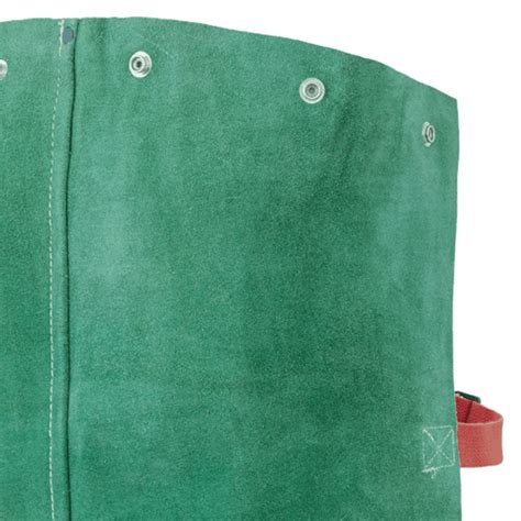 Welder's Waist Pants – Side-Split Leather – Green – L