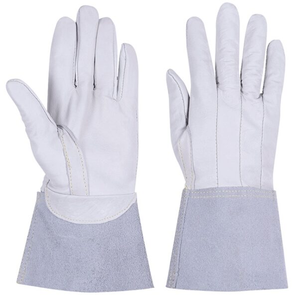 White Stags TIG Calf Grain Gloves – Kevlar® Stitching – Pearl – S