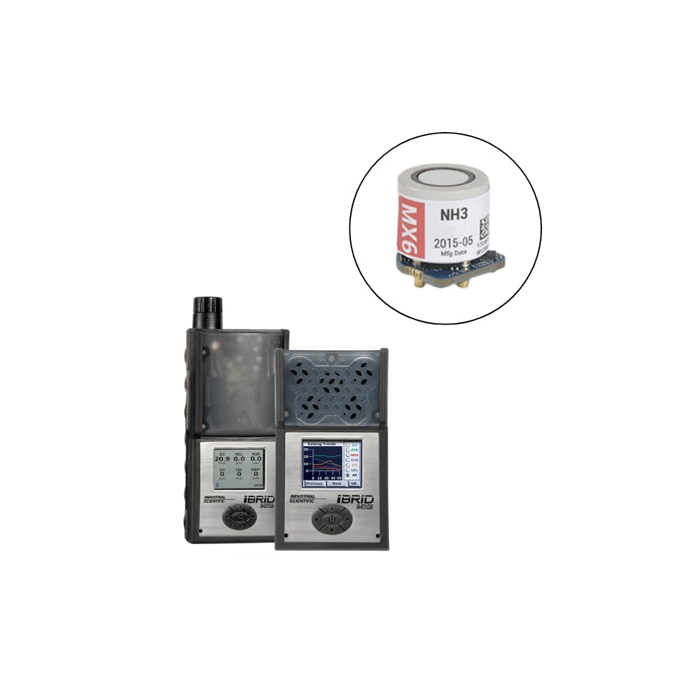 Industrial Scientific MX6,NH3,CL2,SO2,LE,P,E
