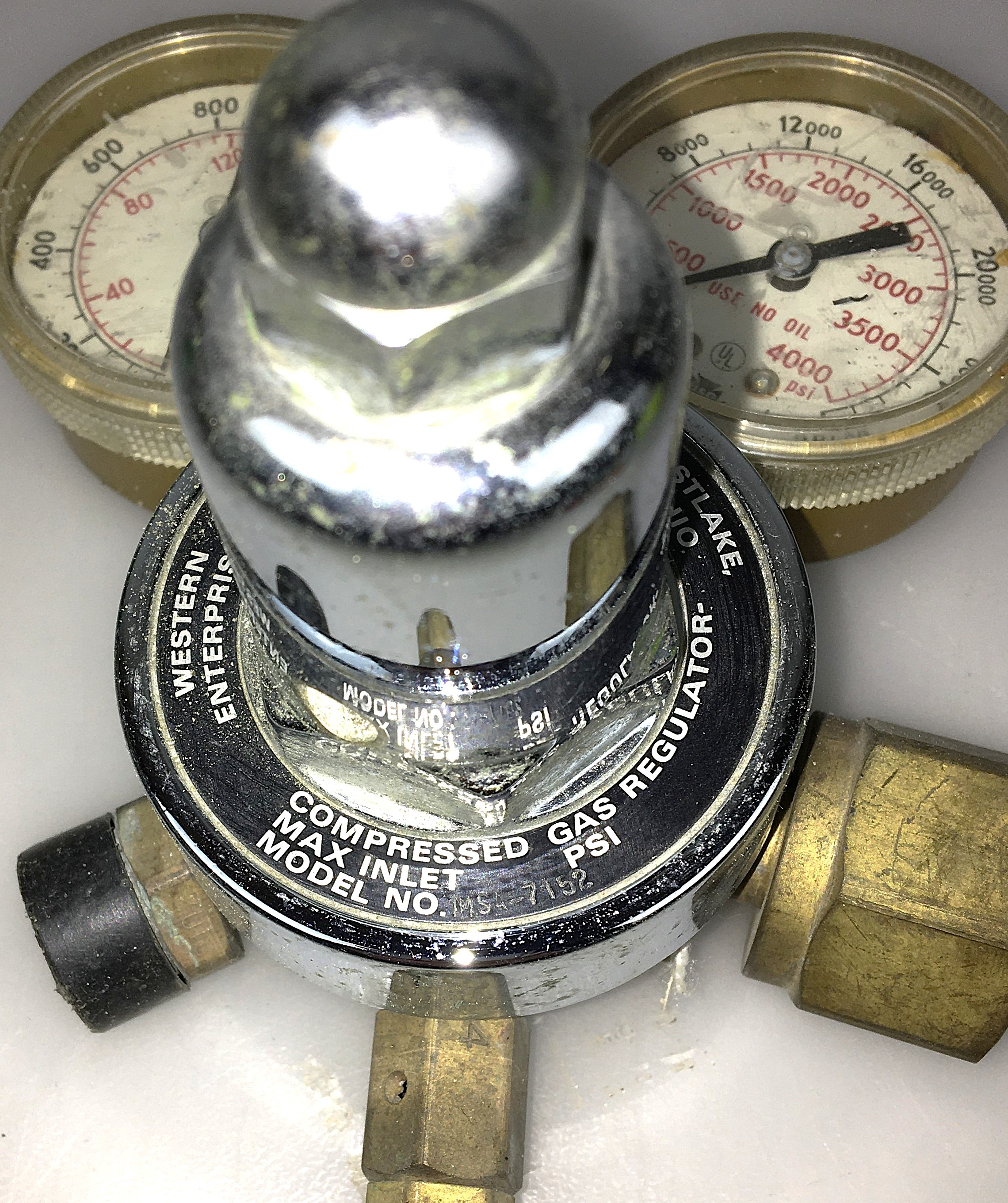 Western 450 PSI REG/CGA 346/W/RE'VALVE