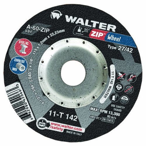 4-1/2X3/64 ZIP ALU WHEEL-PKG 5