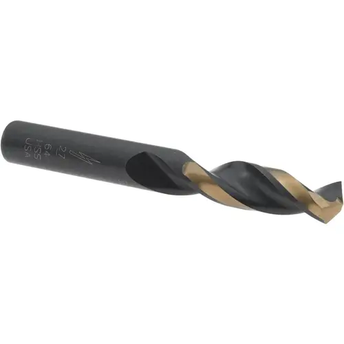 Triumph Drills Screw Machine Length HSS Black Oxide 27/64
