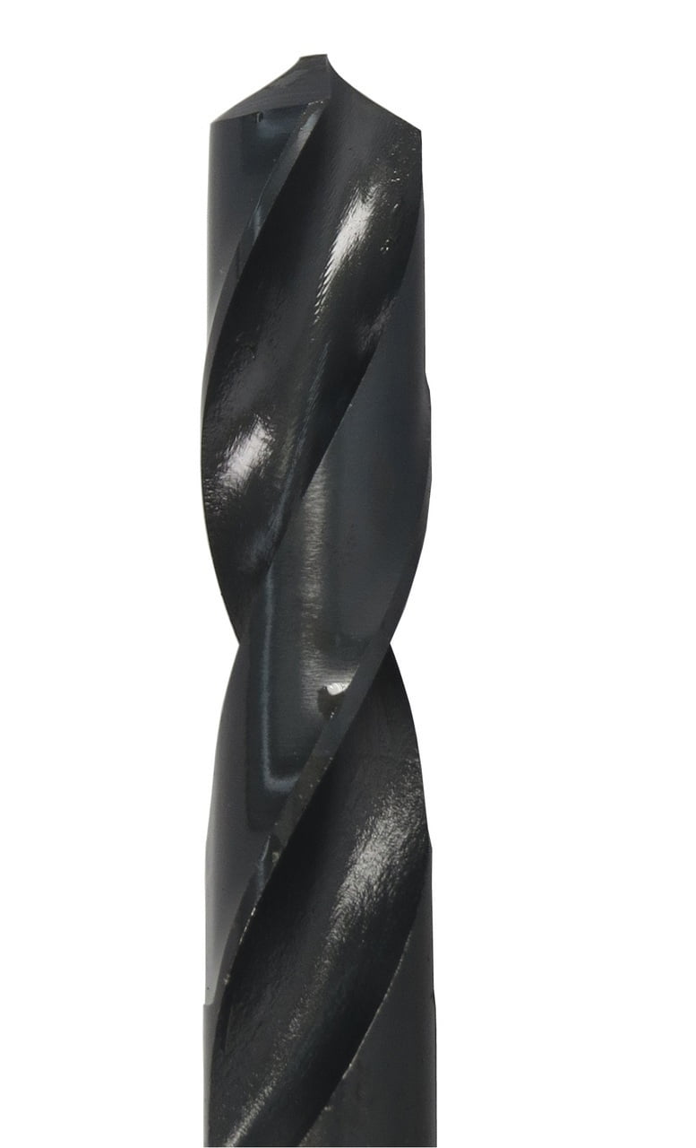 Triumph Drills 1/2" Reduced Shank 3-Flats HSS Black Oxide Flutes 21/32