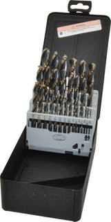 Triumph Drills 1/2" Reduced Shank 3-Flats HSS Black Oxide Flutes 11/16