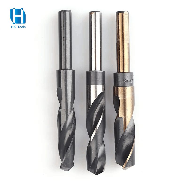Triumph Drills 1/2" Reduced Shank 3-Flats HSS Black Oxide Flutes 31/32