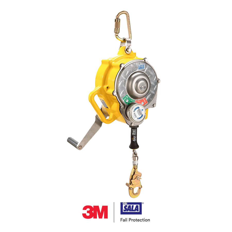 3M™ Self-Retracting Lifeline Retrieval Warning/Specifications Label 9510243, Polyester, 50 ft
