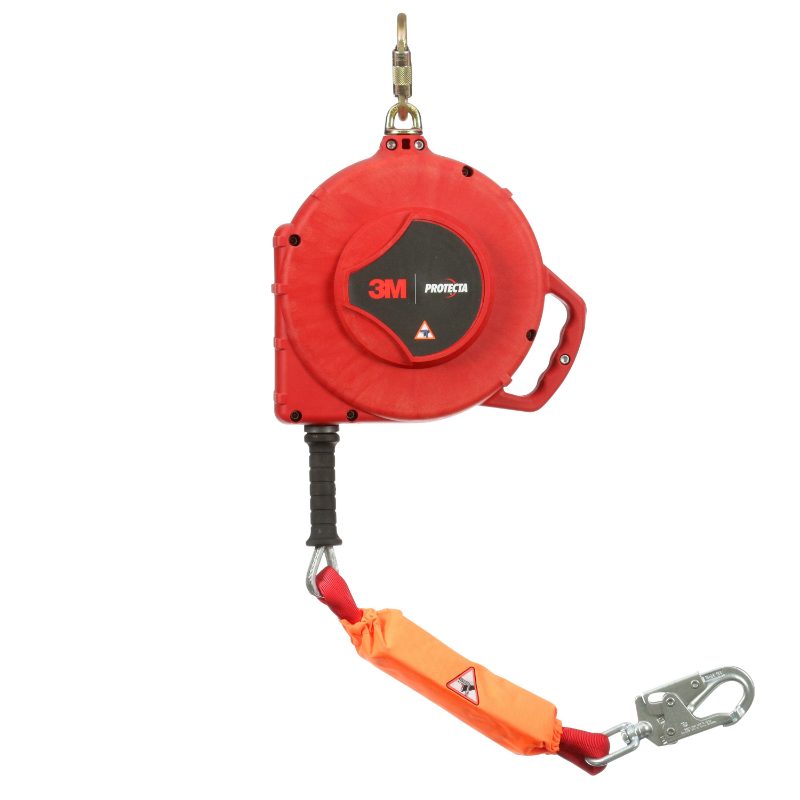3M™ Self-Retracting Lifeline Emergency Descent Instruction Label 9504918, Polyester