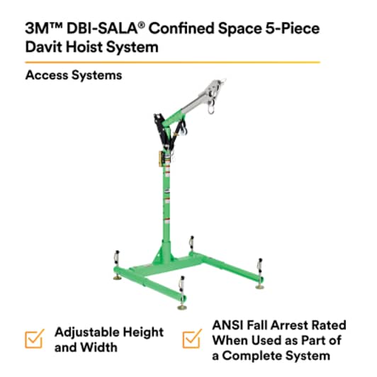 3M™ DBI-SALA® Confined Space Portable Davit Base Anchor Point Outer Tube 8540809