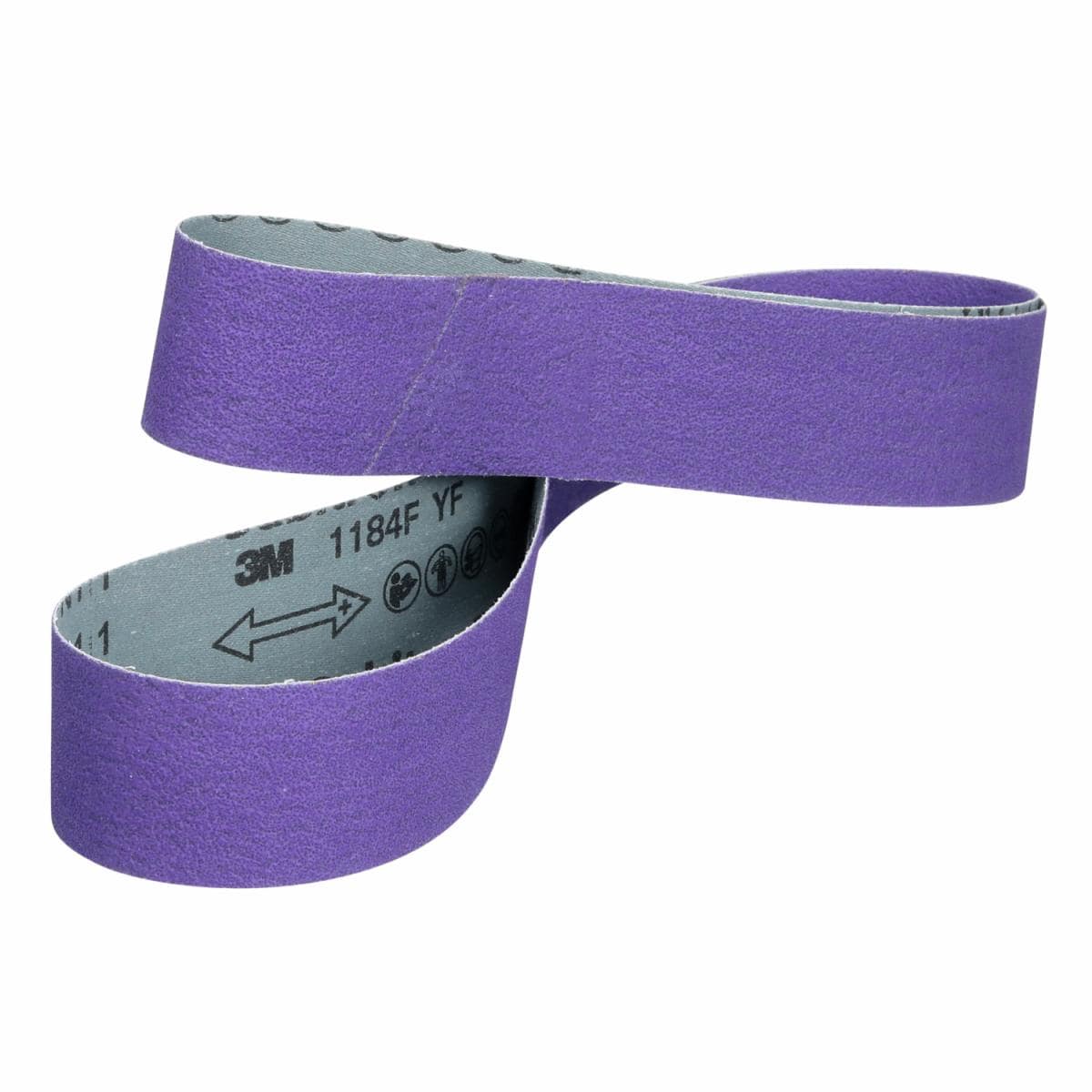 3M™ Cubitron™ 3 Cloth Belt 1184F, 36+ YF-weight, 8 in x 107 in (203.2 mm x 2717.8 mm), Film-lok, Single-flex