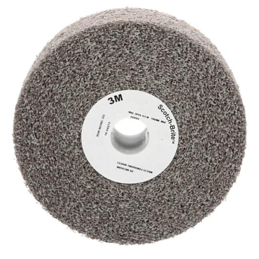 Scotch-Brite™ Multi-Finishing Wheel, MU-WL, MED, 12 in x 2 in x 5 in (30.48 cm x 5.08 cm x 12.7 cm)