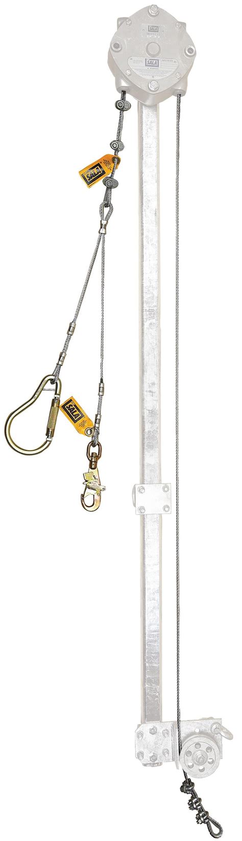 3M™ DBI-SALA® SSB Cable Climb Assist System Lifeline Assembly 3512350, 1/4 in (6.4 mm) Galvanized Steel 7 x 19, 350 ft (106.7 m)