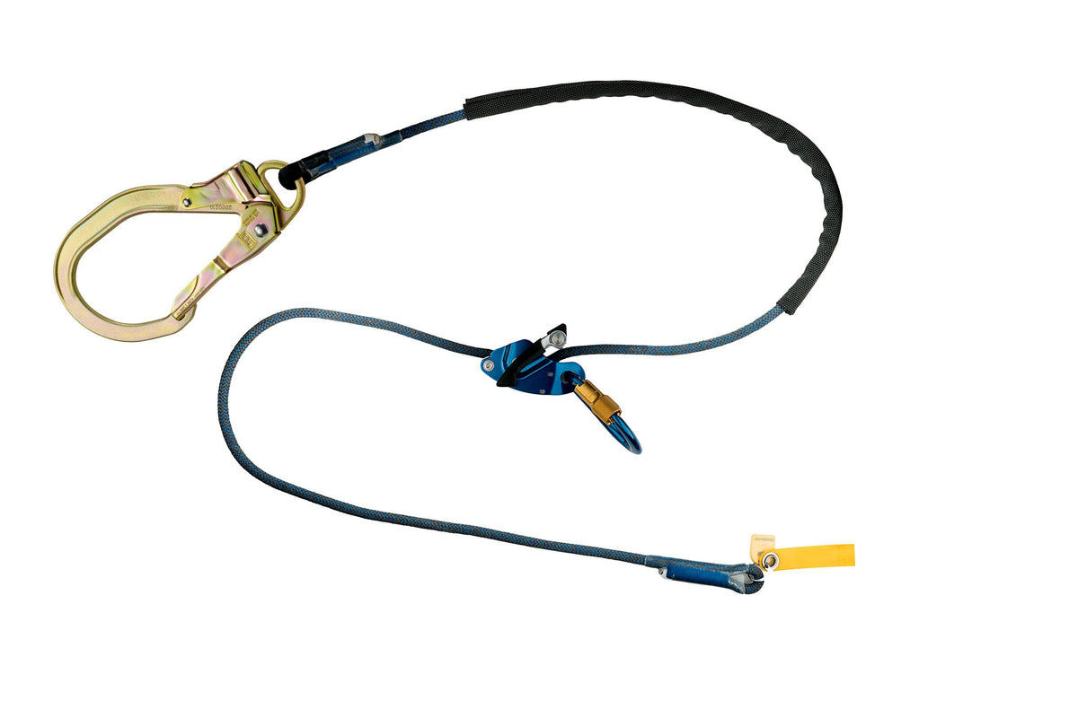 3M™ DBI-SALA® Trigger X Tie-Back Adjustable Rope Positioning Lanyard 1234106C, 1/2 in Aramid Kernmantle, 6 ft (1.8 m)