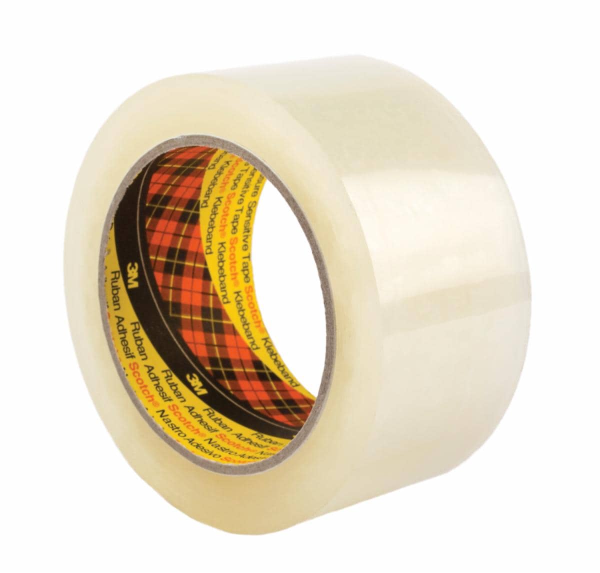 Scotch® Box Sealing Tape 313, Clear, 48 mm x 100 m, 36 Rolls/Case