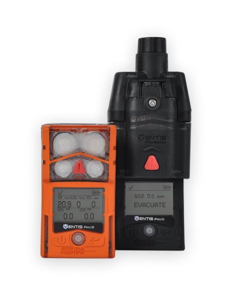 Ventis Pro Series, CO, NO2, O2, Li-ion Ext Range, Orange, UL/CSA, LENS™ Wireless, English