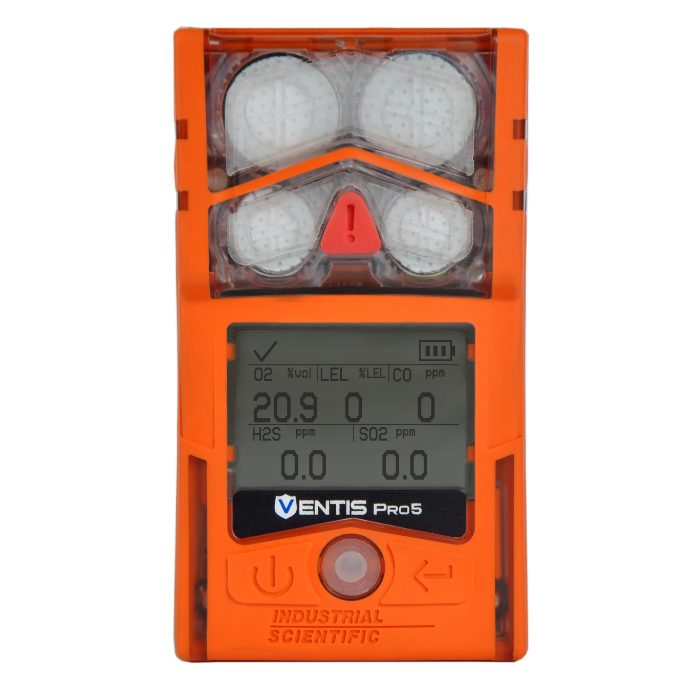 Ventis Pro Series, LEL (Pentane), SO2, NH3, CO2 IR (0-5% vol, low power), Slim Extended Li-ion Battery, Orange, UL/CSA, LENS™ W