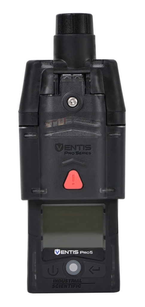 Ventis Pro5 Personal Gas Monitor, CO2 (IR), NH3, O2, Li-ion Extended Run Time Battery, Desktop Charger, Pump, Black, UL/CSA, Eng