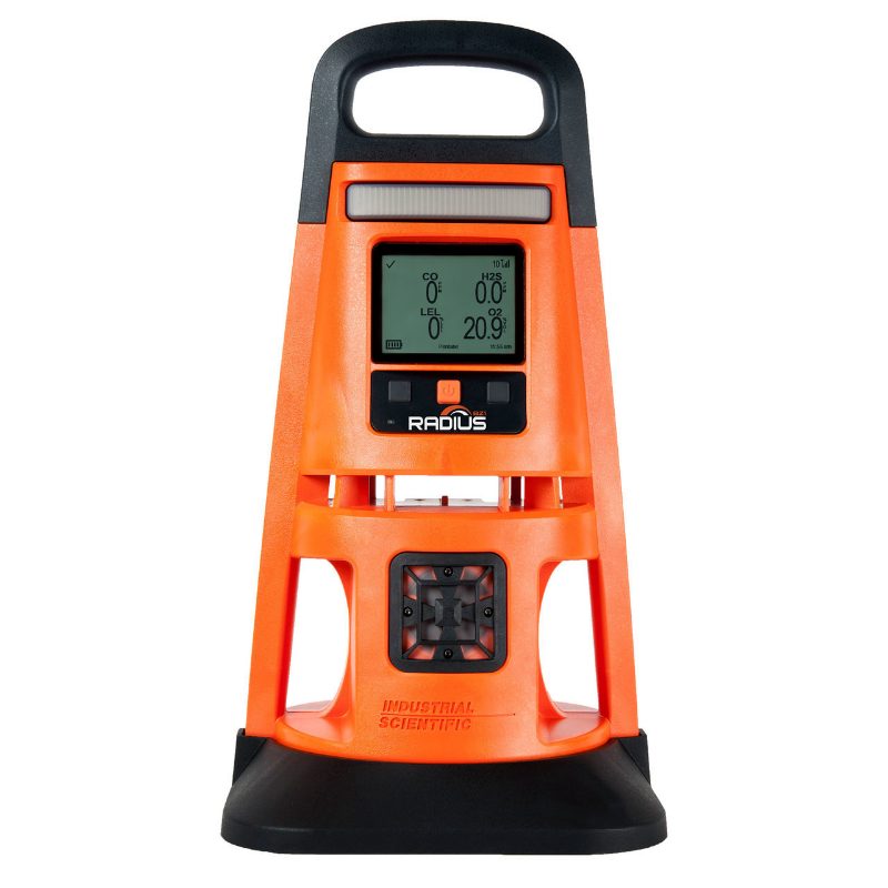 Radius BZ1 Area Monitor, LEL (Pentane), CO/H2S, SO2, O2, H2, PID, No Pump, UL/CSA, LENS Wireless, English