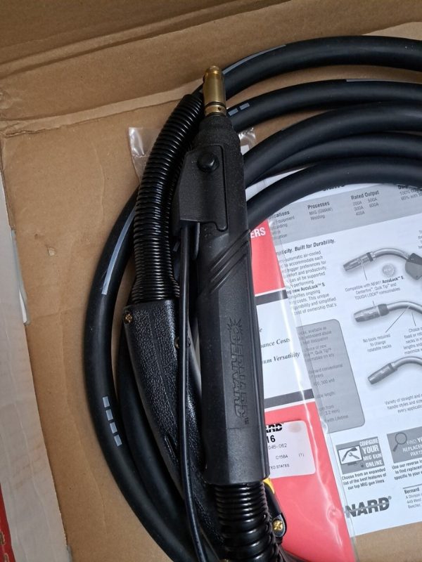 Bernard 400A,BTB MIG Gun,20'(6.10m),.052"(1.4mm),Miller®,ACLK
