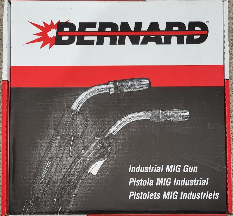 Bernard 400A,BTB MIG Gun,25'(7.63m),.045"(1.2mm),Miller®,ACLK