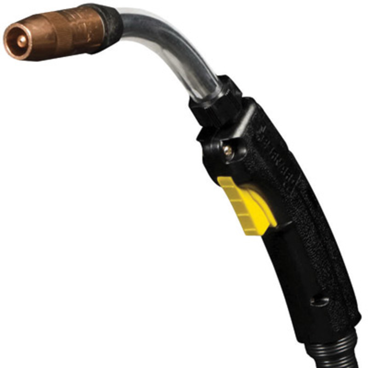 Bernard W-Gun W/C Mig Gun, 15ft, Standard Trigger 45 Deg Medium Neck, Centerfire .045in (1.2mm) – Steel Miller