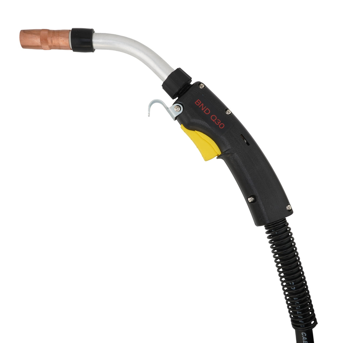 Bernard W-Gun W/C Mig Gun, 25ft, Standard Trigger 45 Deg Medium Neck, Centerfire .045in (1.2mm) – Steel Bernard