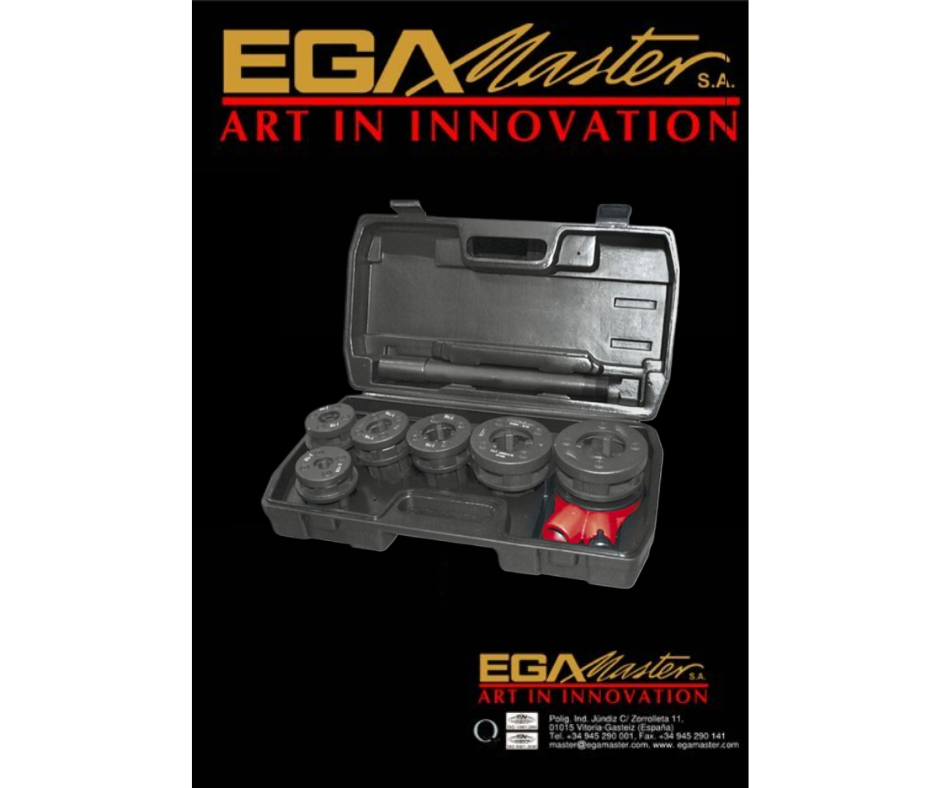 EGA Master NIPPLE CHUCK SET 1/2"- 2" NPT