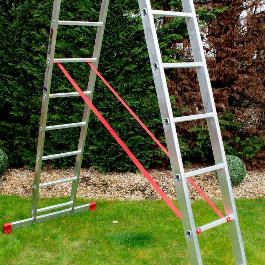 EGA Master FIBERGLASS 2 SECTION COMBINATION LADDER 2 X 6 RUNGS