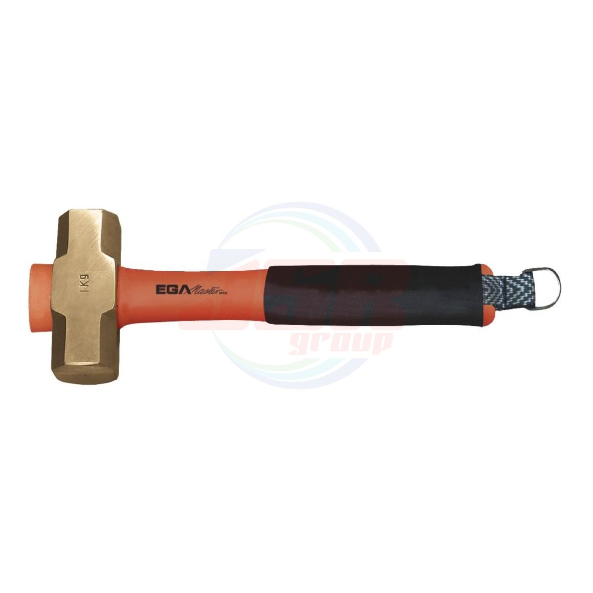 EGA Master MACHINIST HAMMER 1,5 KG FIBERGLASS HANDLE NON SPARKING Cu-Be
