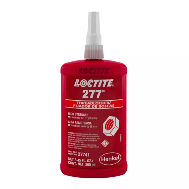 Threadlocker 277 High Strength/Large Threads 250 ml Bottle