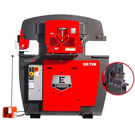 100 Ton Ironworker 3 Phase, 208 Volt, 10" Brake