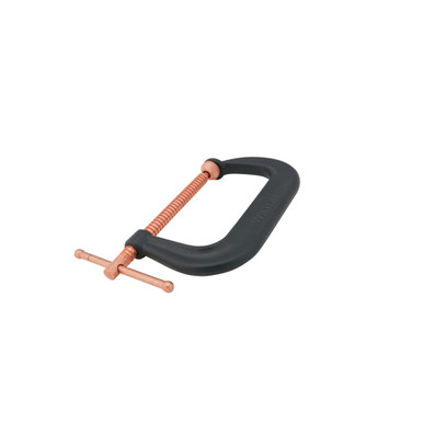 408P, Spark-Duty Drop Forged C-Clamp, 0 –8-1/4” Opening, 4-15/16” Throat Depth