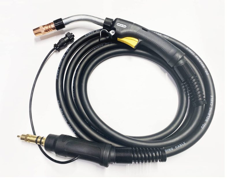 W-Gun W/C Mig Gun, 20ft, Standard Trigger 30 Deg Medium Neck, Centerfire 3/32in (2.4mm) – Steel Miller
