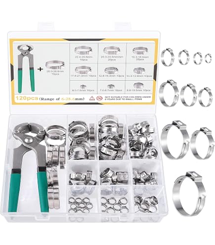 1-Ear Clamp Stainless Steel 500