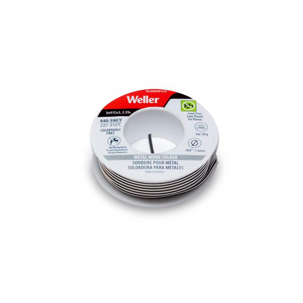 METAL WORK SOLDER – 1.6MM – 227G / 8OZ