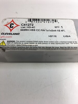 583RH HSS CC FIN 1-1/2x1x2x4-1/2 6FLT