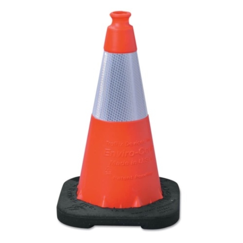 Enviro Cone, 18" No Base, (1) 6" 3M Reflective (3310) Collar