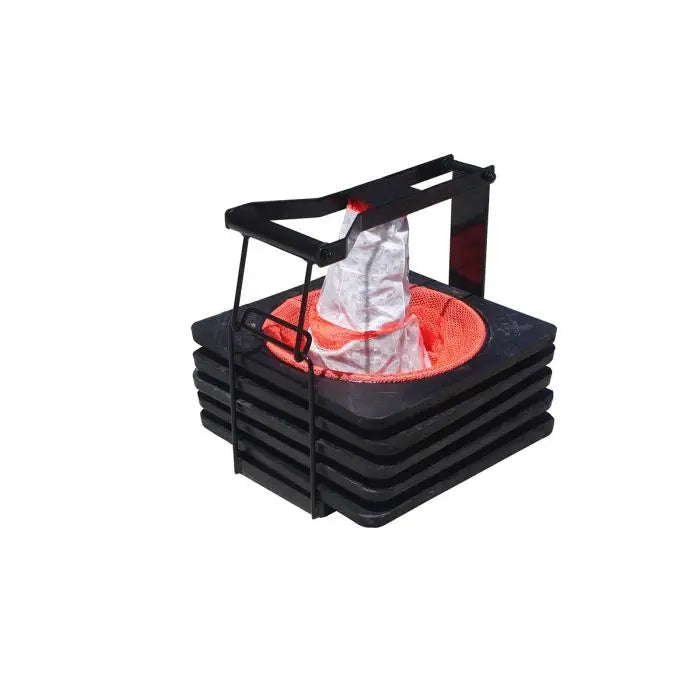 Spring Cones & Industrial System (5) Spring Cones 28" Orange w/ Reflective MUTCD Compliant Collars (6" & 4") 5 lb, (1) Tote