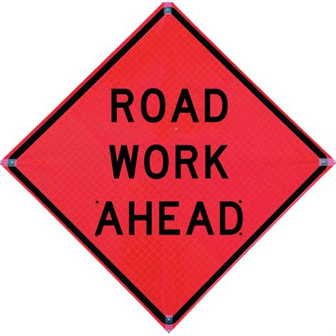 Roll Up Sign, 36x36 Reflective PP HF Caution Icy Road