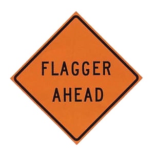 Roll Up Sign, 36x36 Reflective PP HF Moving Operations Ahead