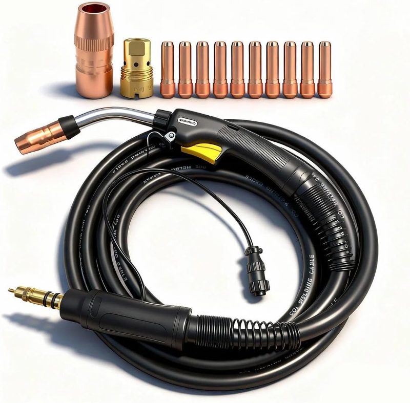 300A,E MIG TORCH,DPull,15',.052",Miller,EZRL